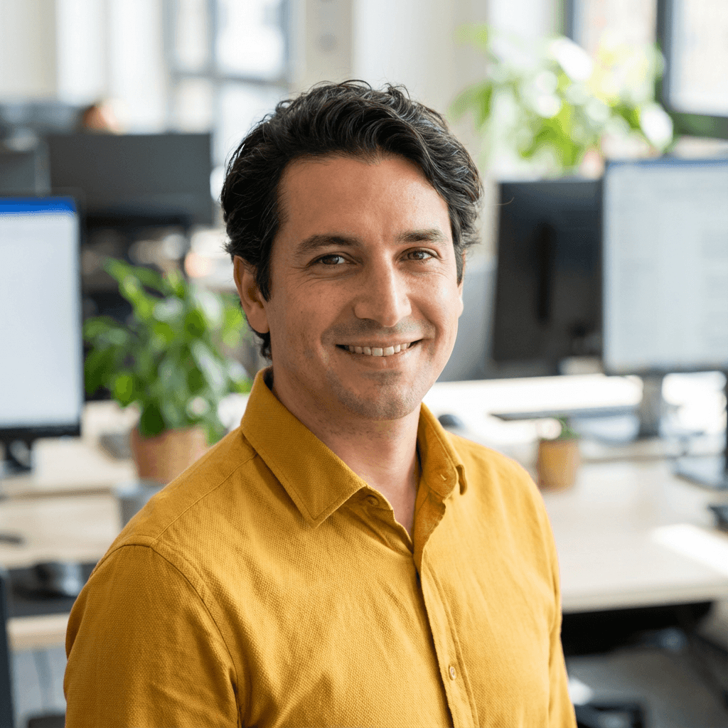 Quality assurance engineer testing sensor performance